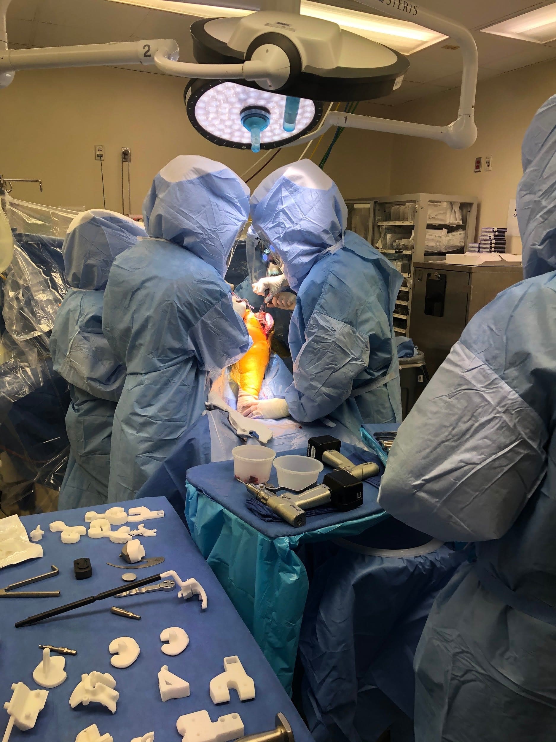 Doctors performing the actual surgery