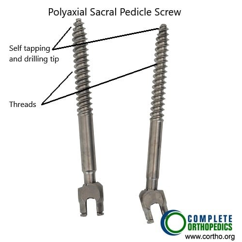 Poly-axial sacral pedicle screws