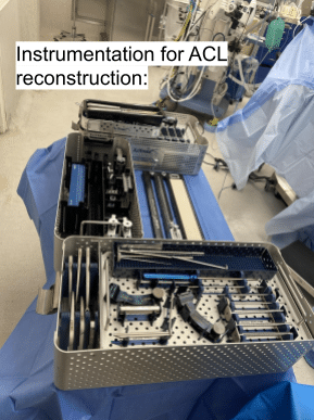 Instrumentation of ACL reconstruction